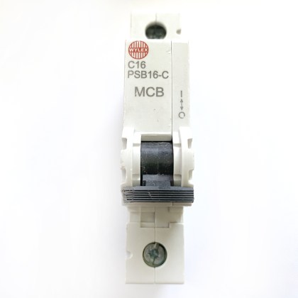 Wylex PSB16-C C16 16A 16 Amp MCB Circuit Breaker Type C